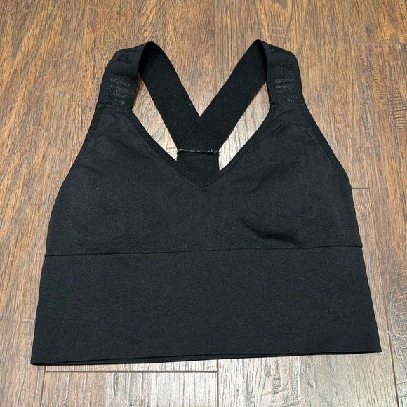 PINK longline low impact sports bra - Picture 1 of 4